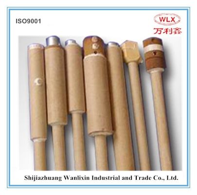 Образец металла погружения металлургии жидкий стальной с бумажной трубкой поставщик